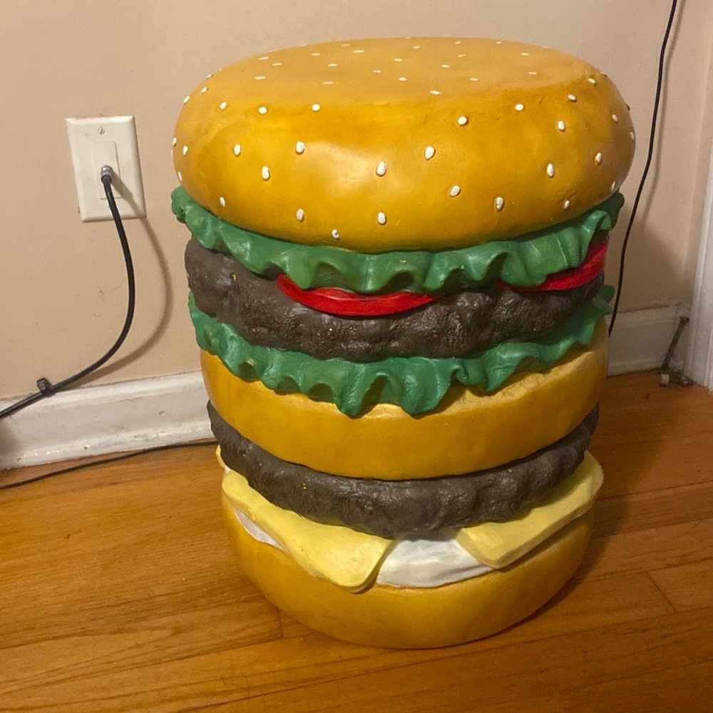 Tik Tok Famous Hamburger Stool